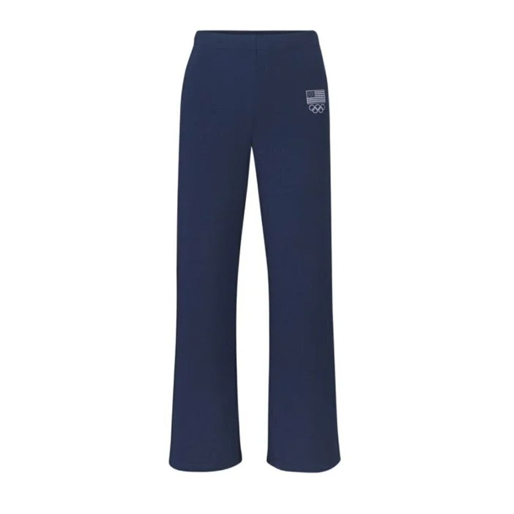 NEW WITH TAGS SKIMS Olympic Capsule Rib Sleep Pant SZ 4X IN NAVY SOLD OUT - Picture 1 of 7